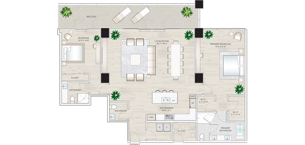 Pendry Residences Tampa - Floorplans